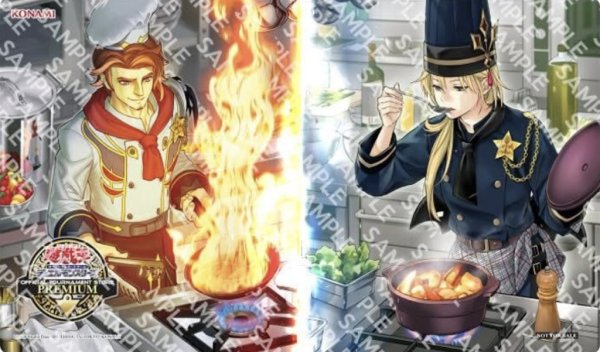 画像1: 【予約商品/未開封品】Recette de Viande〜肉料理のレシピ〜 & Recette de Poisson〜魚料理のレシピ〜/プレイマット (1)