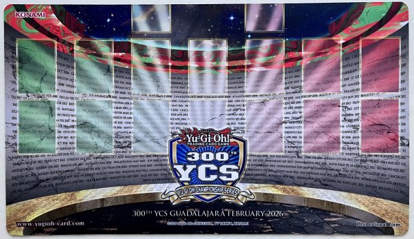 画像1: 300th YCS 緑赤/プレイマット (1)