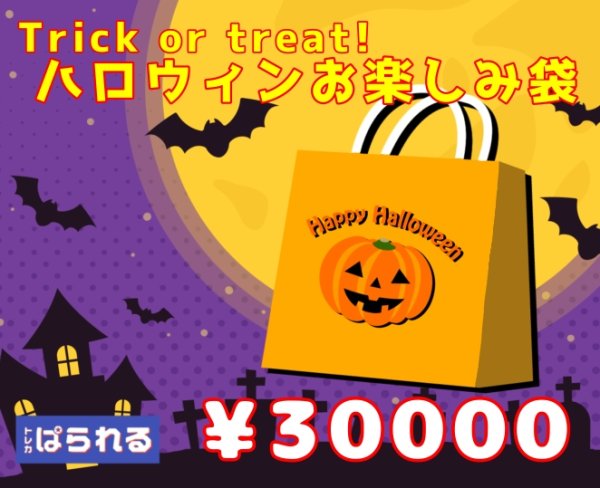 画像1: トリックオアトリート！ ハロウィンお楽しみ袋！ 30000円 (1)